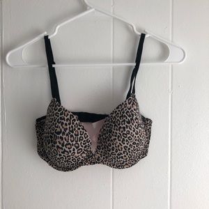 Pink Victoria’s Secret Leopard Print Bra